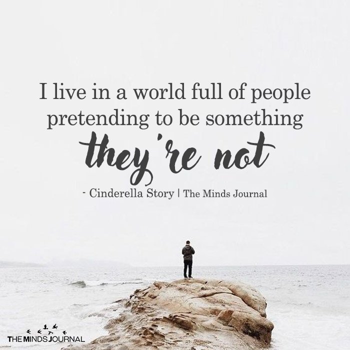 I Live in A World Full Of People