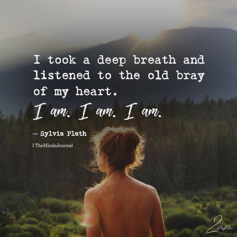 I Took A Deep Breath