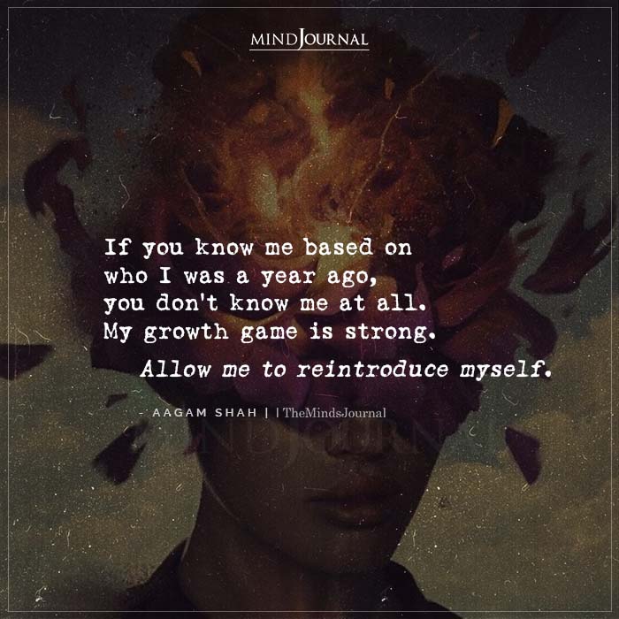 If You Know Me Based On Who I Was