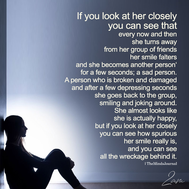 If You Look At Her Closely You Can See That