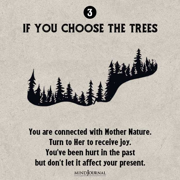 shadow self test - If you choose the trees