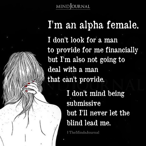 I’m An Alpha Female