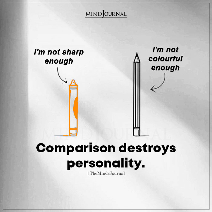 how to stop comparing yourself to others