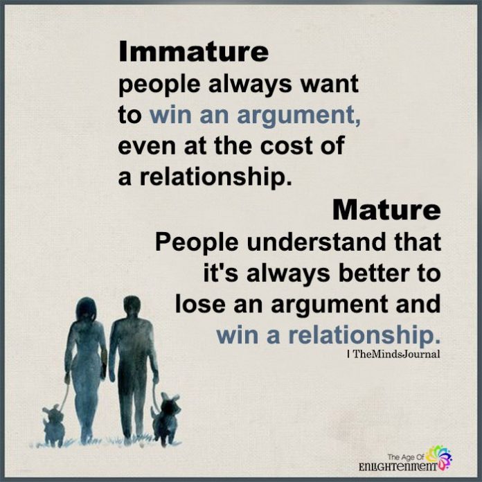 Emotionally immature parents