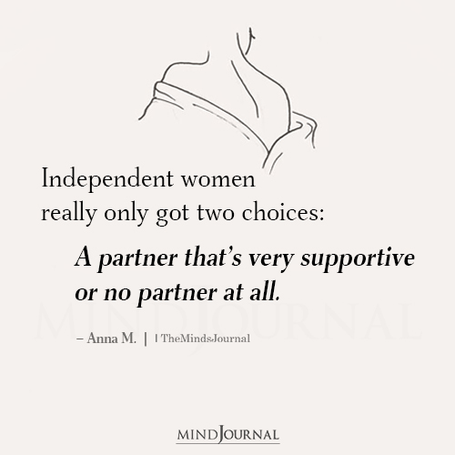 Independent Women Really Only Got Two Choices