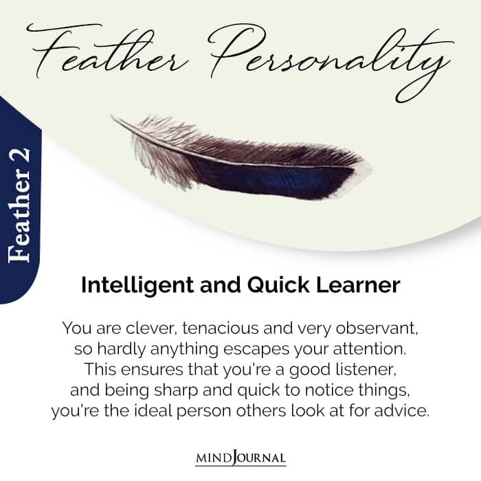 feather personality test