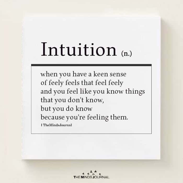  Follow intuition without disrespecting yourself 