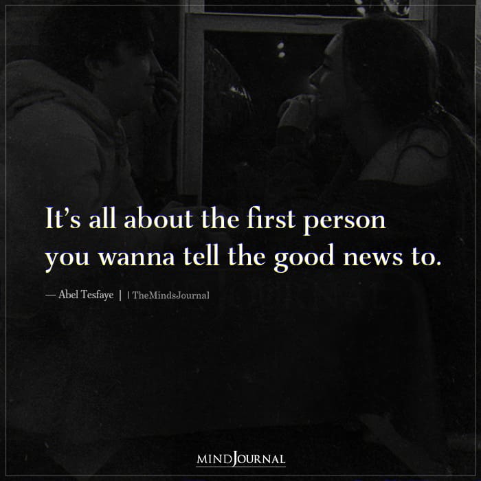 It’s All About The First Person