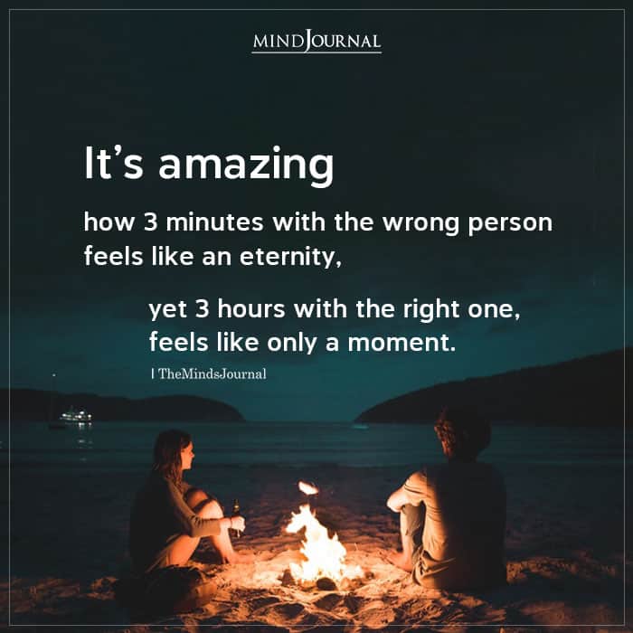 It’s Amazing How 3 Minutes With The Wrong Person Feels Like An Eternity