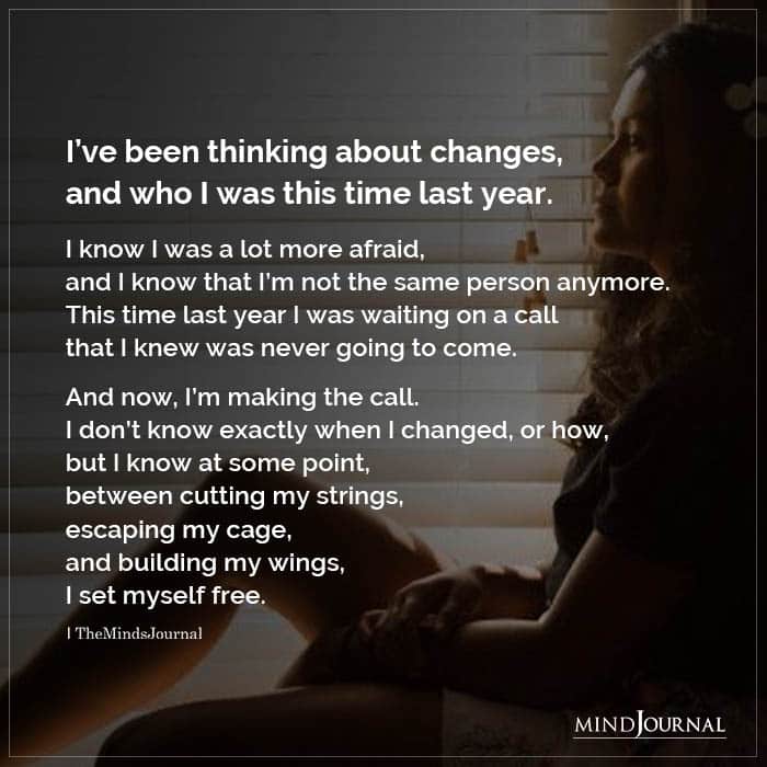 I’ve Been Thinking About Changes