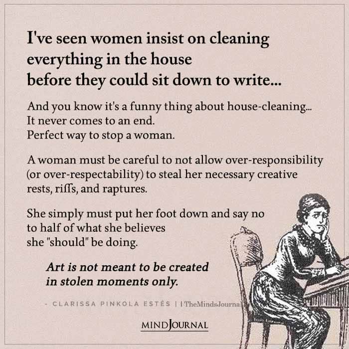 I’ve Seen Women Insist On Cleaning Everything In The House