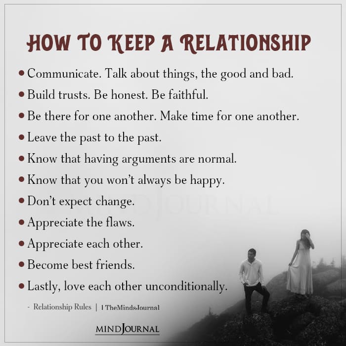 How To Keep A Relationship