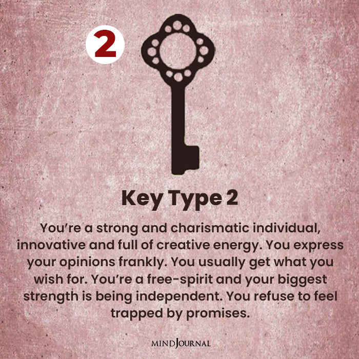 Key Personality Test two