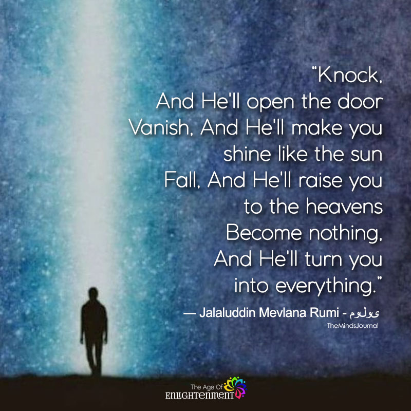 Knock, And He’ll Open The Door Vanish