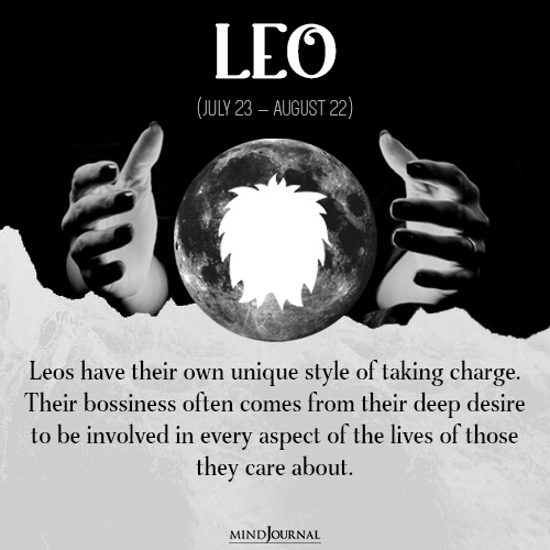 Leos have their own unique style