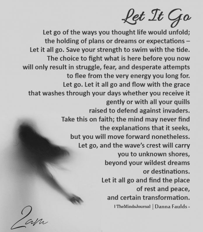 let go and Take Your Life Back