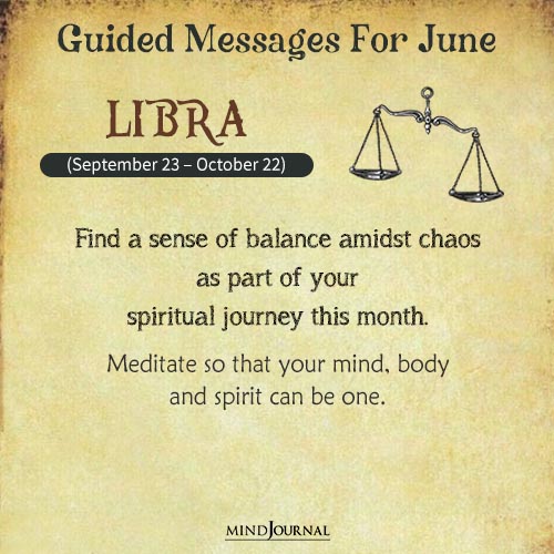 Libra Find a sense of balance