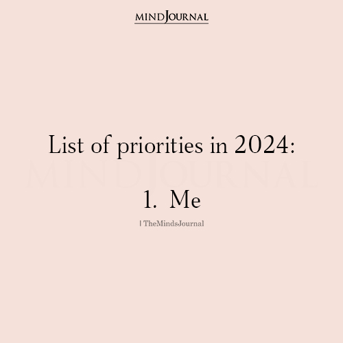 List Of Priorities In 2024