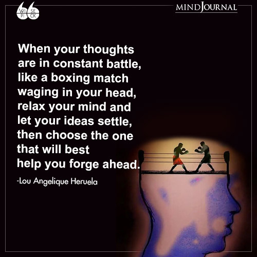 Lou Angelique Heruela constant battle ideas settle