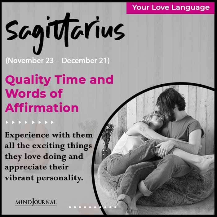 Love Language Of Each Zodiac Sign sagittarius