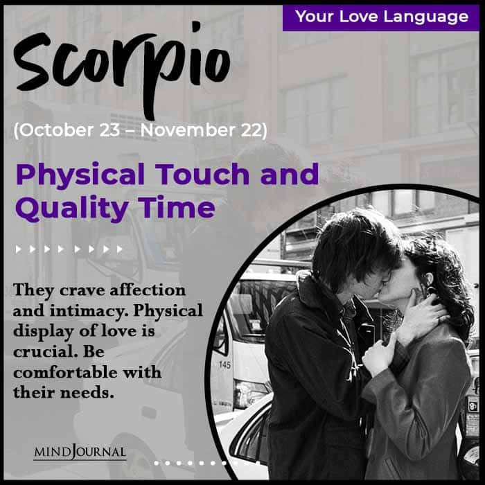 Love Language Of Each Zodiac Sign scorpio