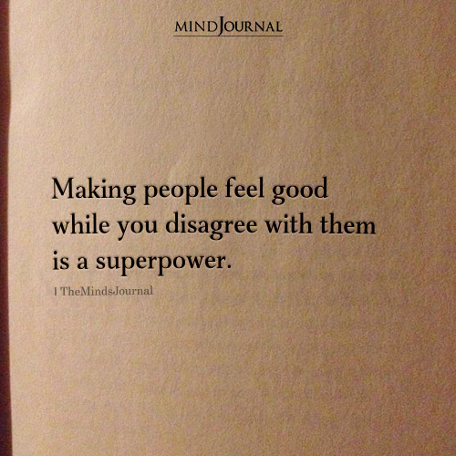 Making People Feel Good