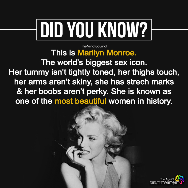 Marilyn Monroe Is Known As Worlds Biggest Sex Icon