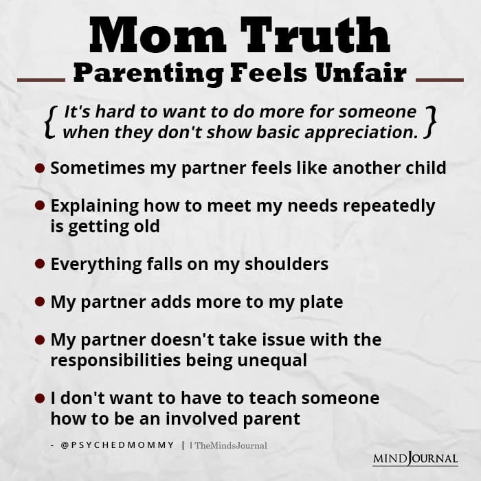 Mom Truth: Parenting Feels Unfair - Parenting Quotes