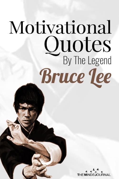 Motivational Quotes By Bruce Lee pin