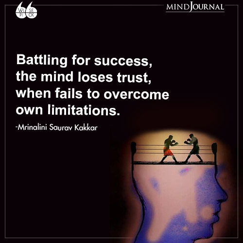 Mrinalini Saurav Kakkar Battling for success mind loses