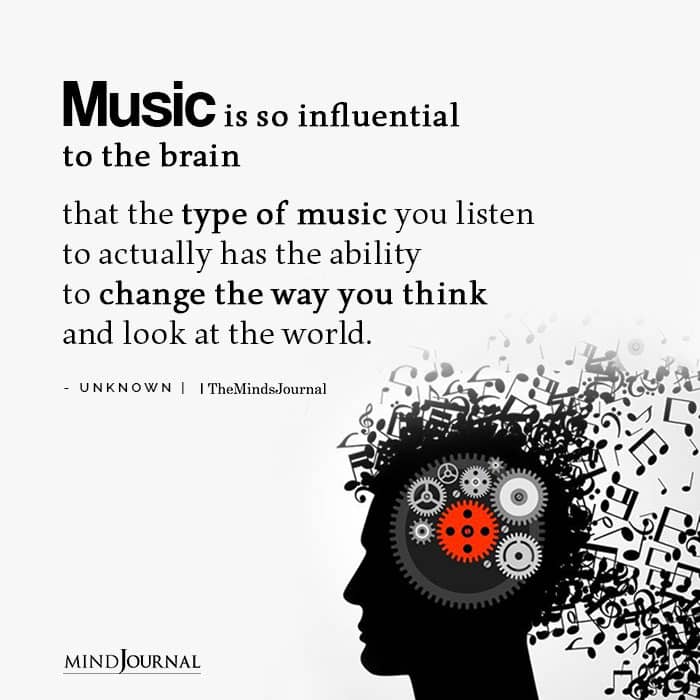 Music affects mood