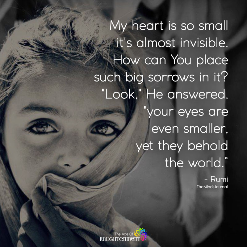 My Heart Is So Small, It’s Almost Invisible