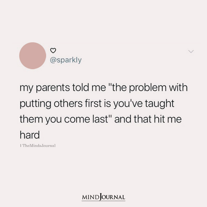 My parents told me the problem