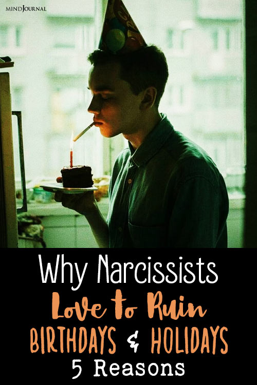 Why do narcissists ruin holidays pin