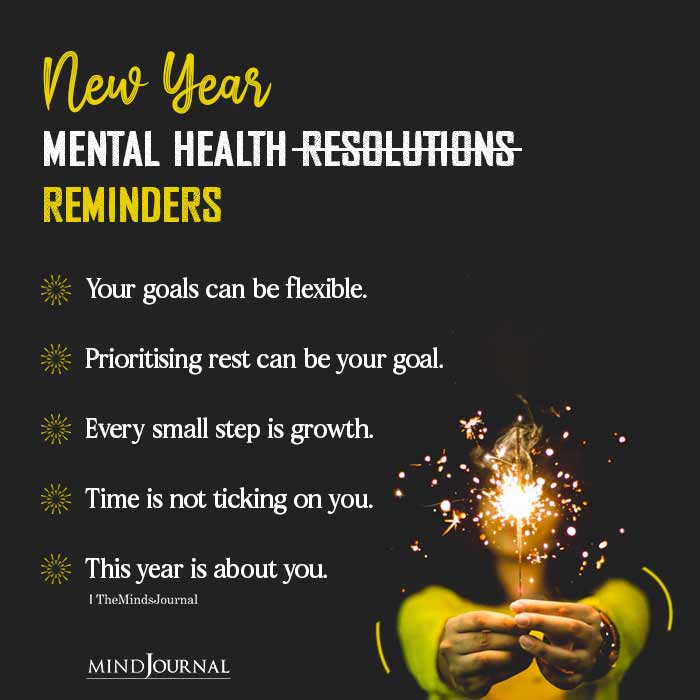 New Year Mental Health Resolutions Reminders