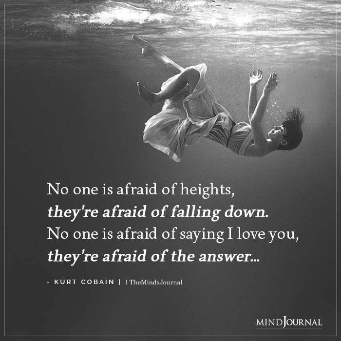 afraid of falling in love