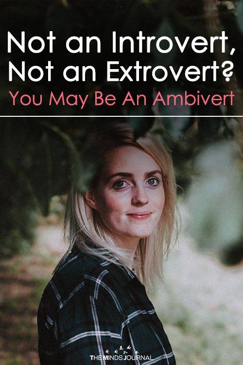 Not an Introvert, Not an Extrovert You May Be An Ambivert