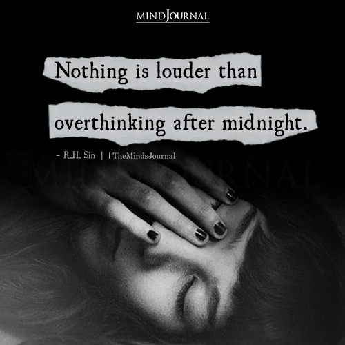 Stop overthinking at night