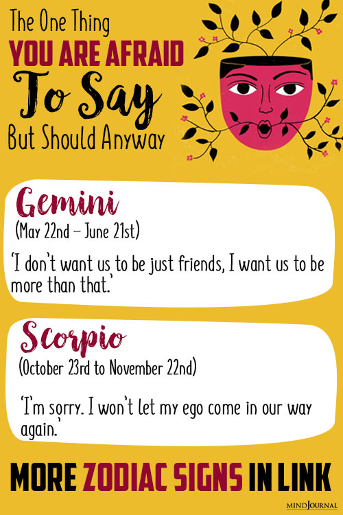 One Thing Are Afraid To Say But Should Anyway pin