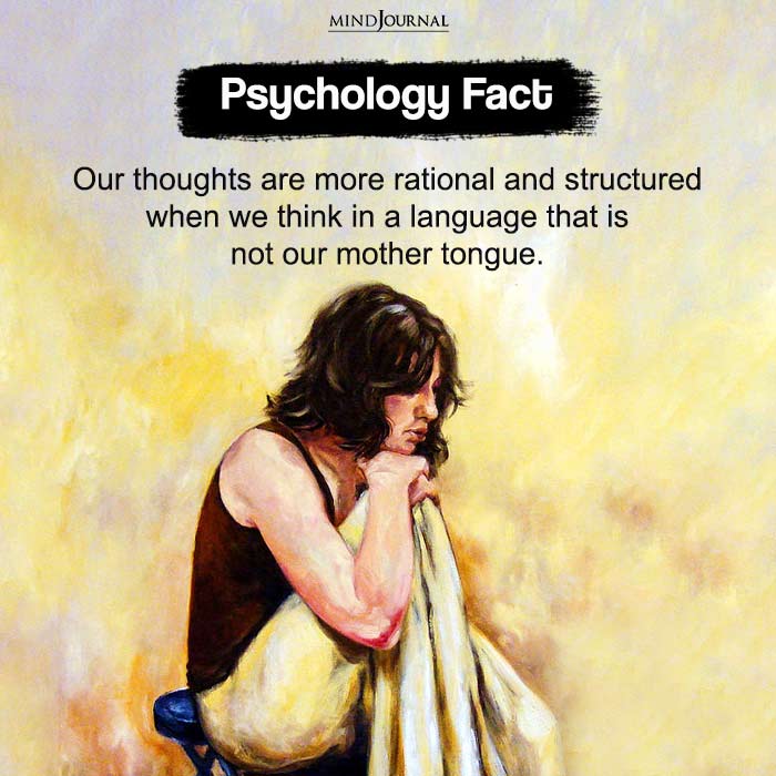 Our Thoughts Are More Rational And Structured