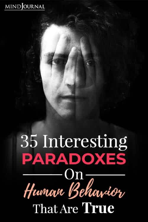 Paradoxes Human Behavior pin