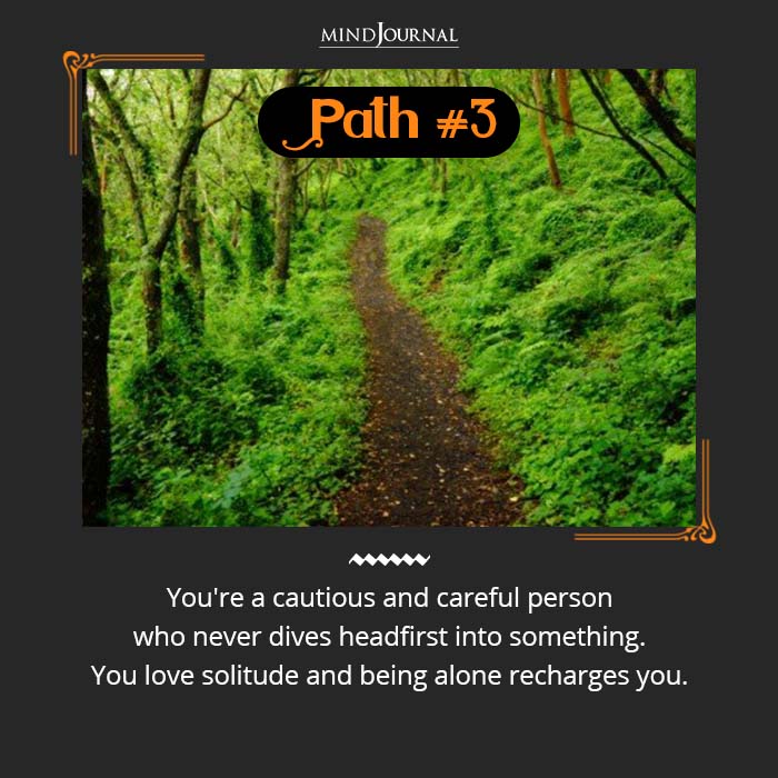 Path Reveals Your Personality path three