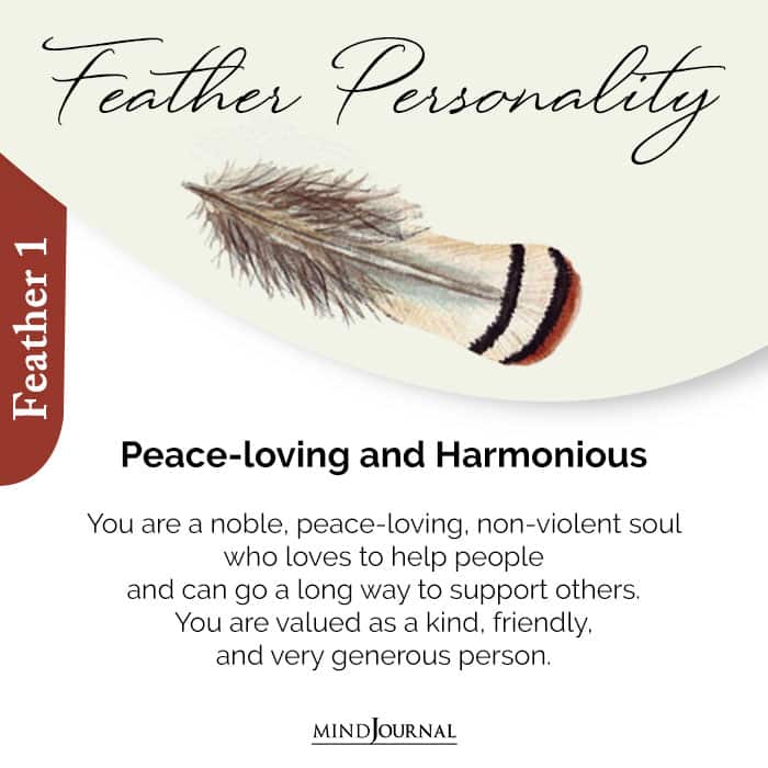 feather personality test