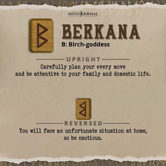 Pick A Rune Means For You BERKANA B Birch