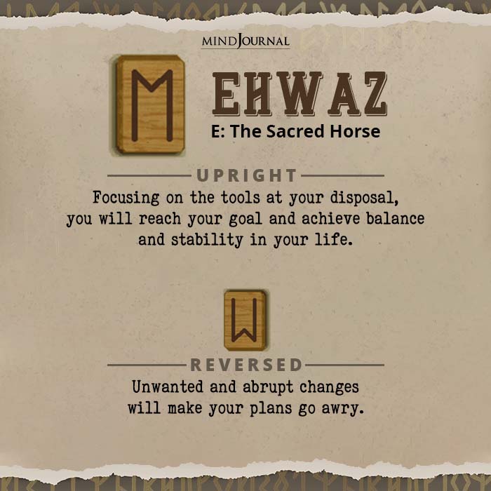 Pick A Rune Means For You EHWAZ E Sacred Horse