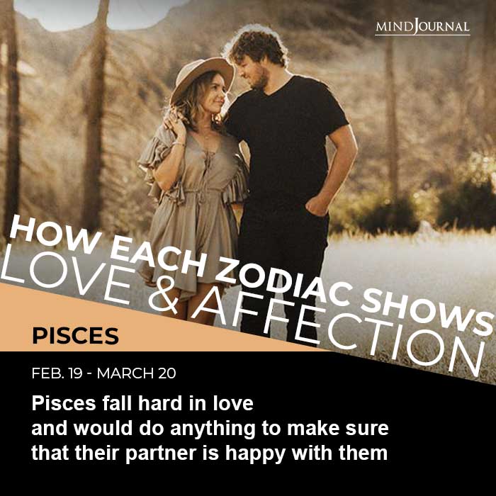 how each zodiac sign shows love