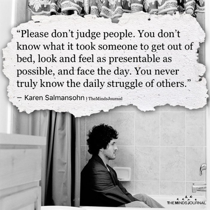 Please Don't Judge People