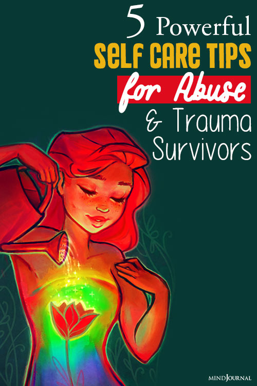 Powerful Self Care Tips for Abuse and Trauma Survivors pin