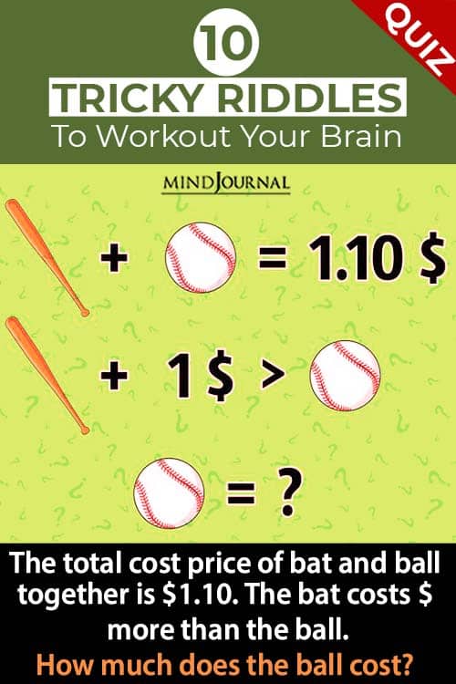 Riddles Workout Brain pin