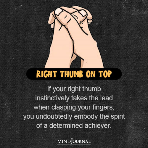 thumb personality test